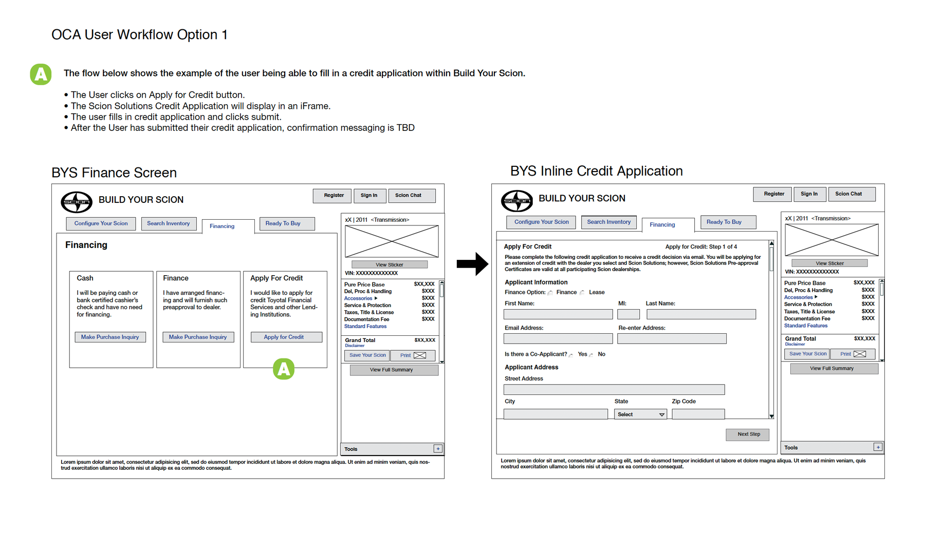 Online Credit Application