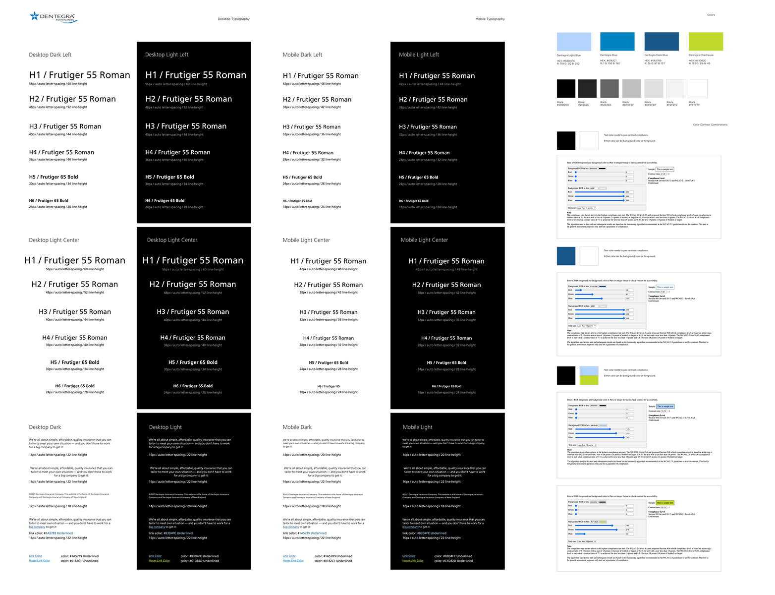 Type specification  and ADA color exploration