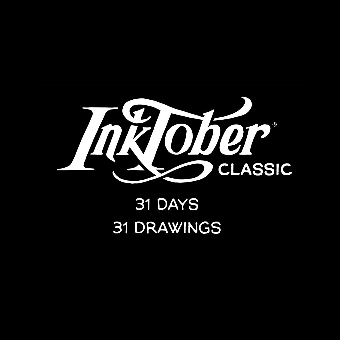 Inktober prompt logo