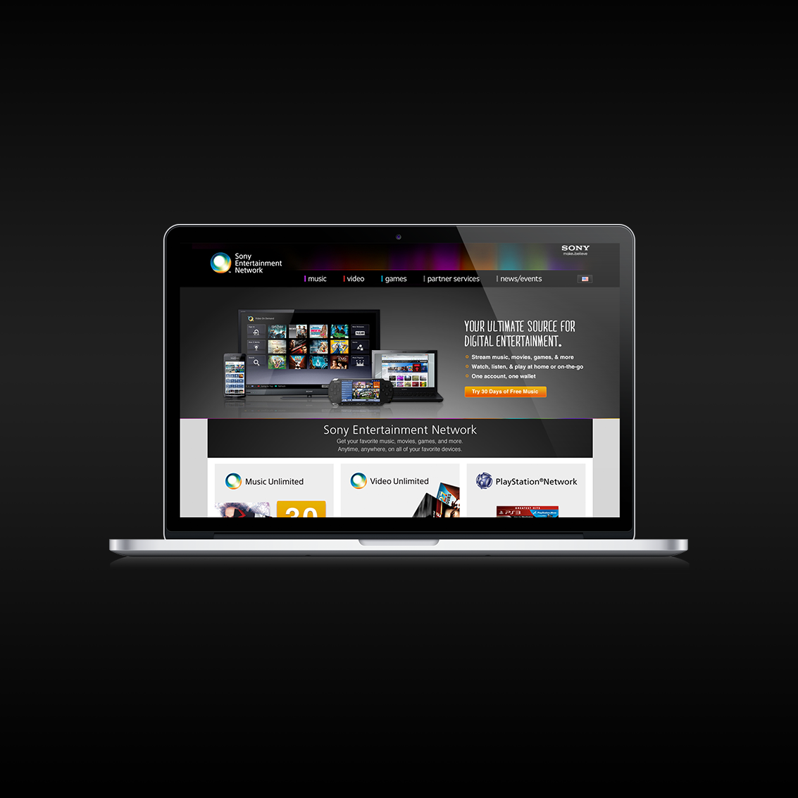 Launch of Sony Entertainment Network